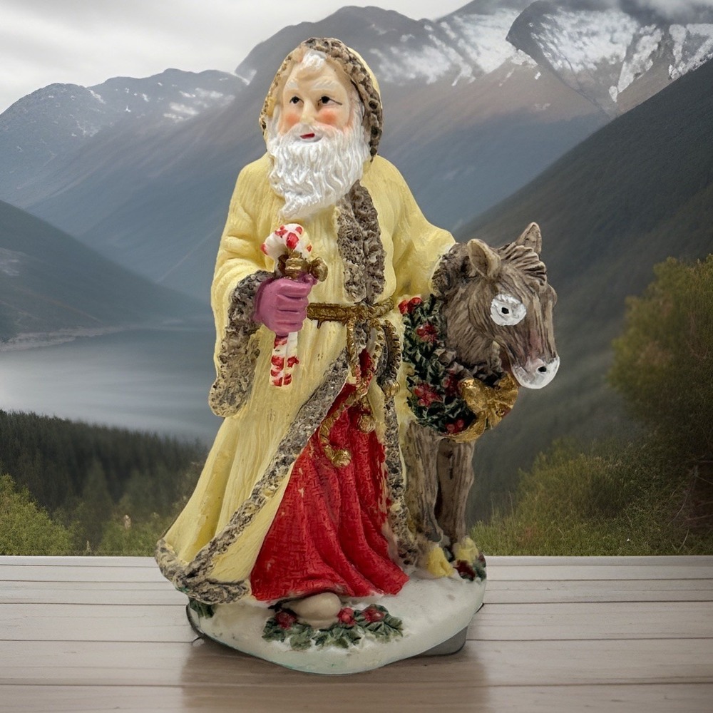 Vintage 1993 International Santa Claus Samichlaus Switzerland Figurine Christmas